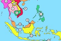 Bạn có nhớ vị trí các nước trong khu vực Đông Nam Á?